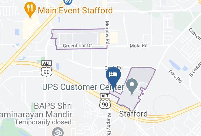 Fort Bend - Scottish Inns & Suites Stafford Tx Maps