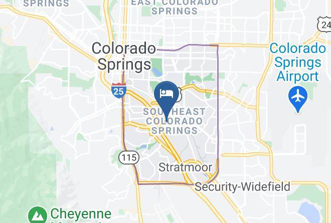 El Paso - Scp Hotel Colorado Springs Maps