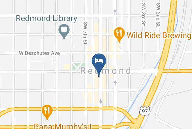 Deschutes - Scp Redmond Hotel Maps