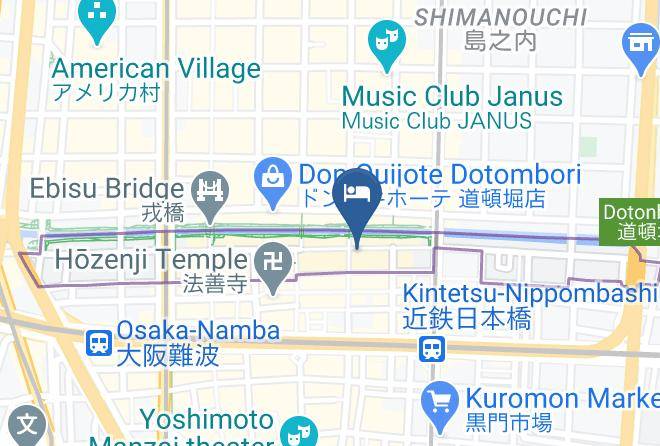 S Dotonbori Hotel Namba Map