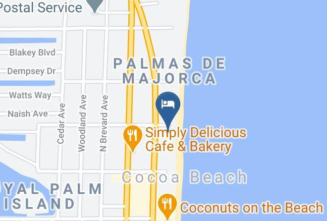 Brevard - Sea Aire Motel Maps