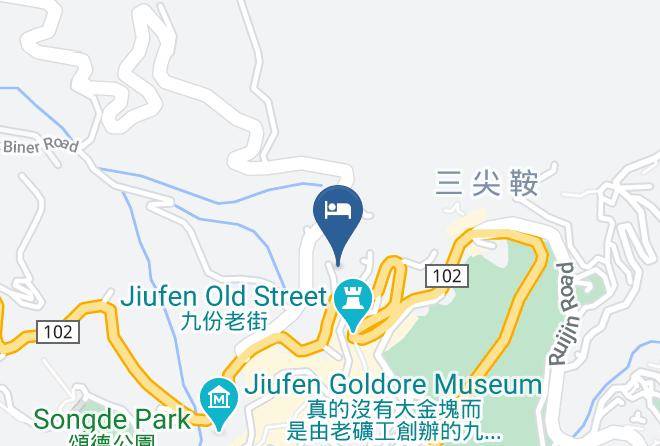 Ruifang District Jioufen - Sea Blue Maps