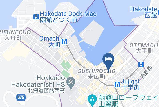 Hakodate City - Sea Borne Hotel Maps