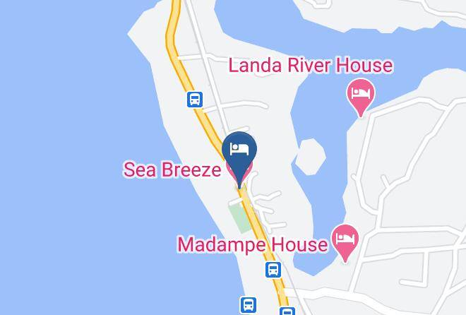 Galle - Sea Breeze Hotel Maps