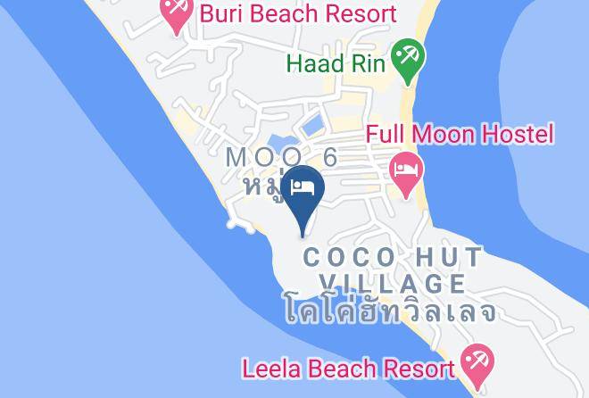 Sea Breeze Resort Koh Phangan Map