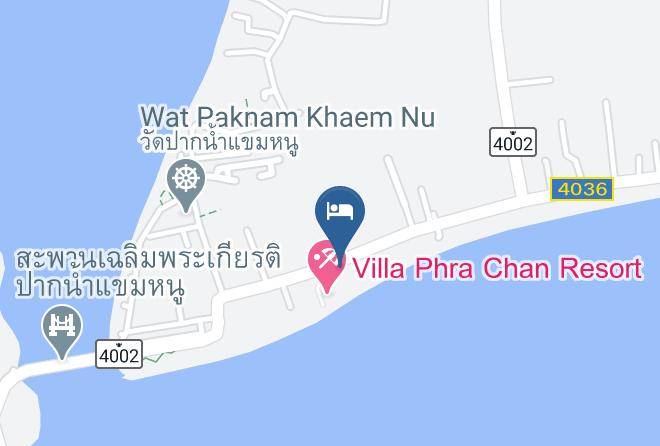 Amphoe Tha Mai - Sea Coco Resort Maps