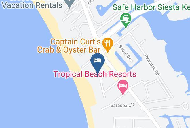 Sea Crest On Siesta Key Map