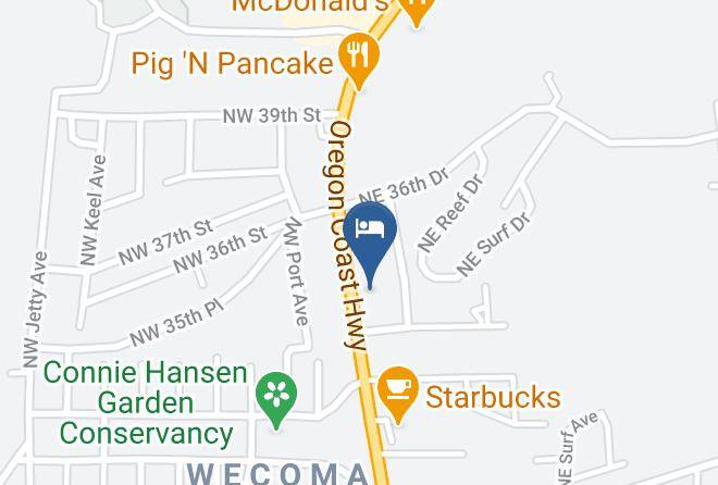 Lincoln - Sea Echo Motel Maps