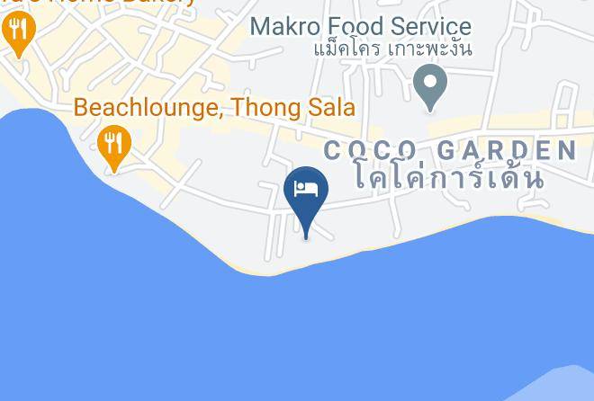 Amphoe Ko Pha Ngan - Sea Gate Beach Resort Maps