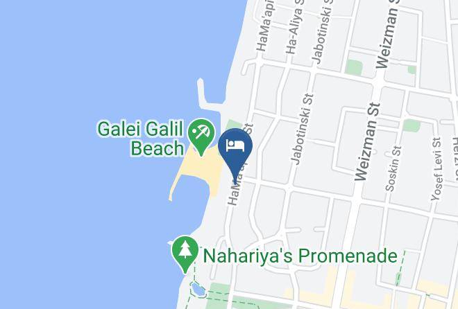 Nahariyya - Sea Hotel And Restaurant Maps