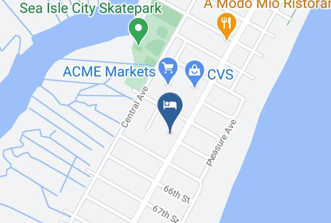 Cape May - Sea Isle Inn Maps