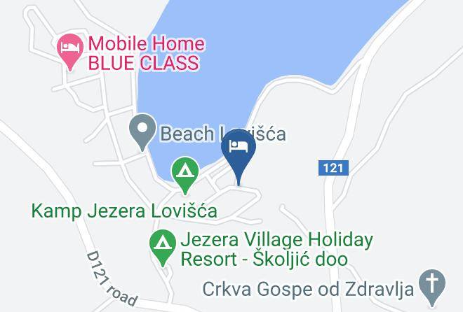 Tijesno - Sea Joy Mobile Homes Maps