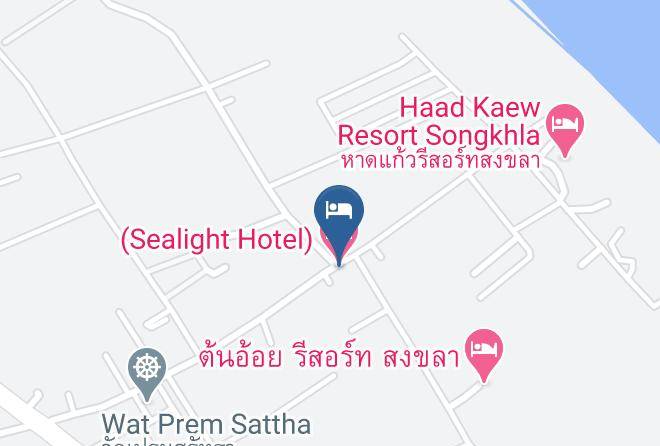 Amphoe Singhanakhon - Sea Light Hotel Maps