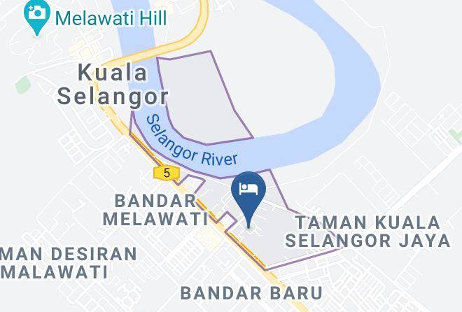 Kuala Selangor - Sea Lion Hotel Firefly Concept Hotel Maps