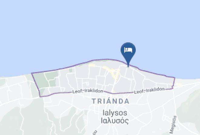 Dodecanese - Sea Melody Hotel Maps