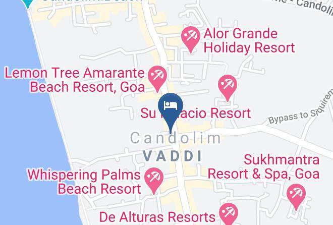 Bardez - Sea Mist Resort Maps