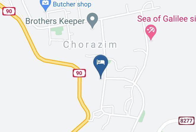 Korazim - Sea Of Galilee Resort Maps