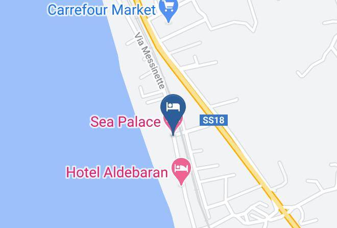 Cosenza - Sea Palace Hotel Maps