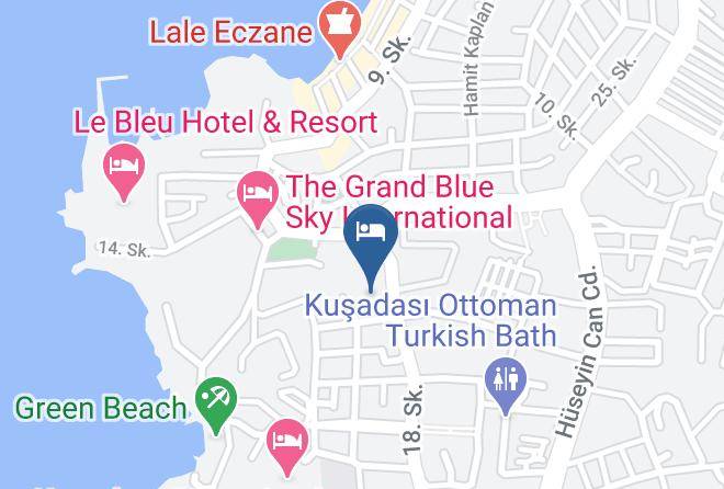 Kusadasi - Sea Pearl Hotel Maps