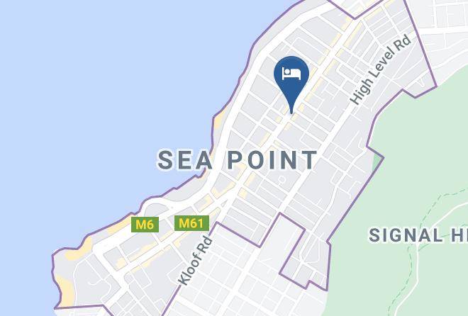 City Of Cape Town - Sea Point Holiday Hotel Maps