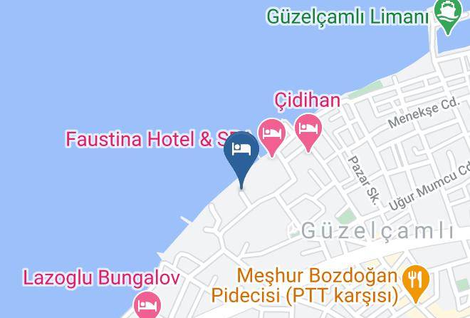 Guzelcamli - Sea Point Hotel Maps