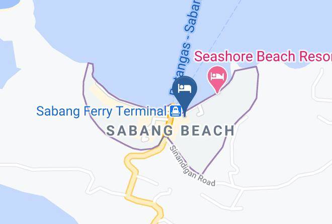 Oriental Mindoro - Sea Queen Dive Resort Maps