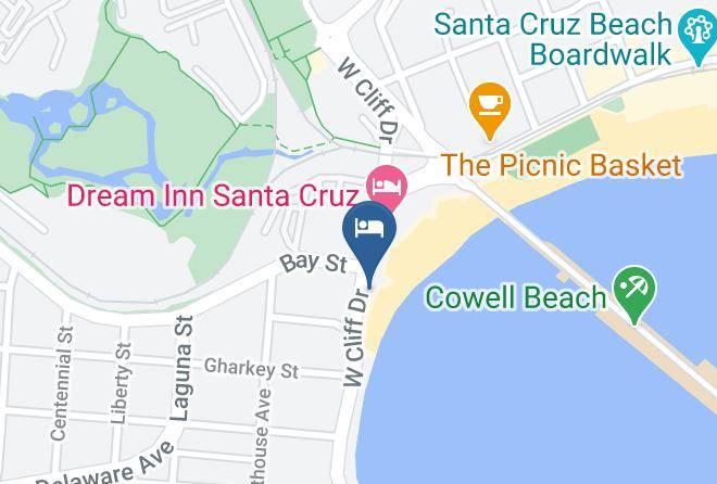 Santa Cruz - Sea & Sand Inn Maps