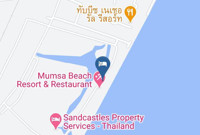 Amphoe Thap Sakae - Sea & Sea Blue Maps