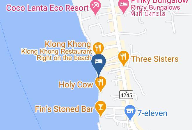 Amphoe Ko Lanta - Sea Shell Beach Resort Maps