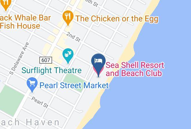 Ocean - Sea Shell Resort And Beach Club Maps