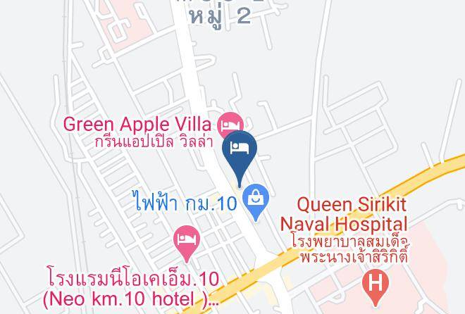 Amphoe Sattahip - Sea Skyline Utapao Maps
