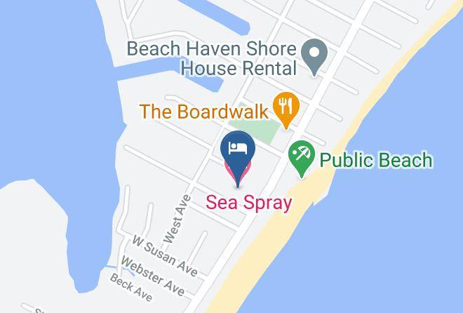 Ocean - Sea Spray Motel Maps