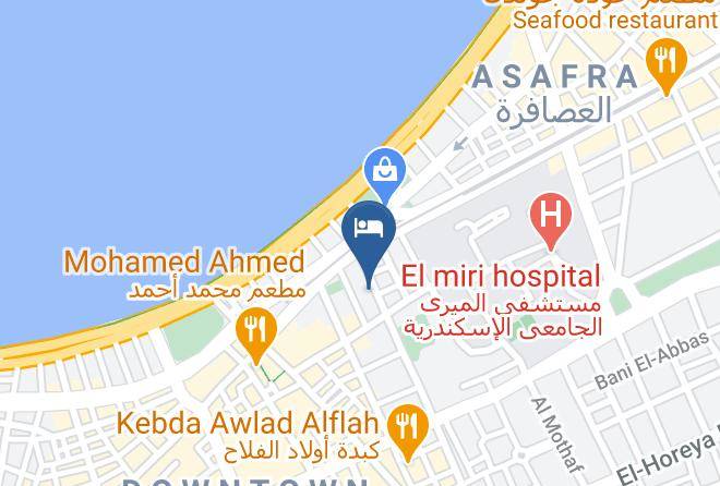 Alexandria - Sea Star Hotel Maps
