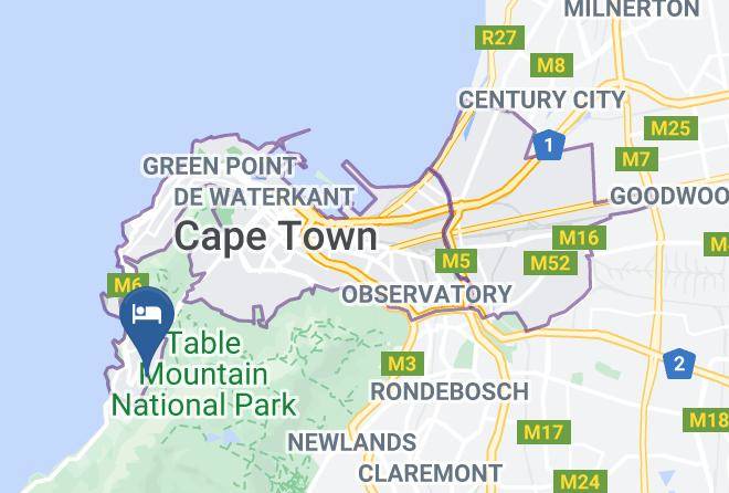 City Of Cape Town - Sea Star Rocks Boutique Hotel Maps
