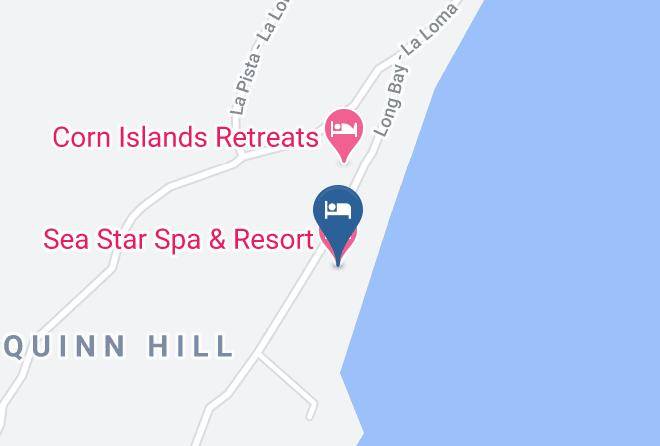 Corn Island - Sea Star Spa & Resort Maps