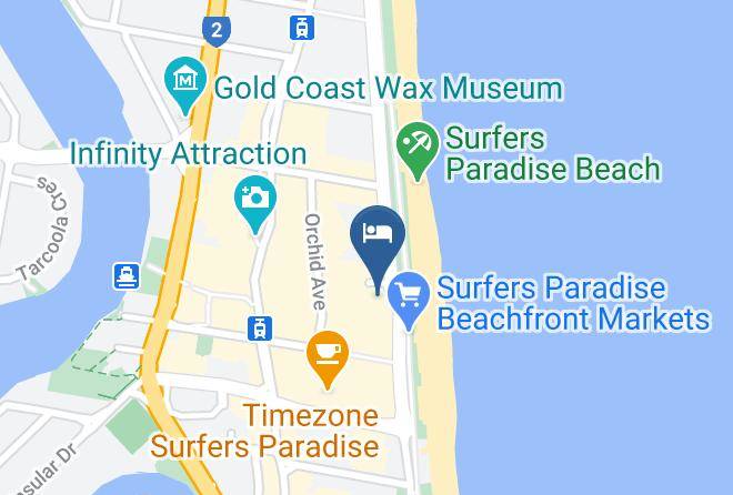 Gold Coast - Sea Temple Surfers Paradise Hotel Maps