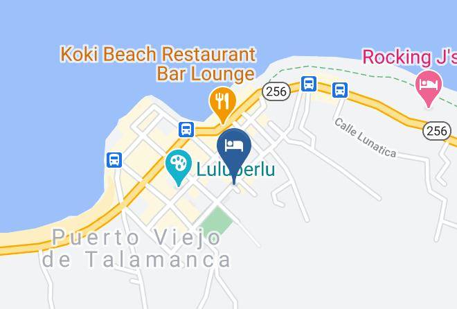 Talamanca - Sea Tower Hotel Puerto Viejo Limon Costa Rica Maps