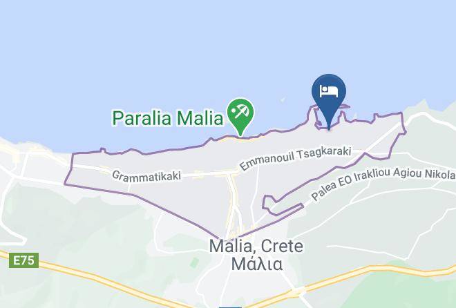 Iraklion - Sea View Apts Pachiplex Maps