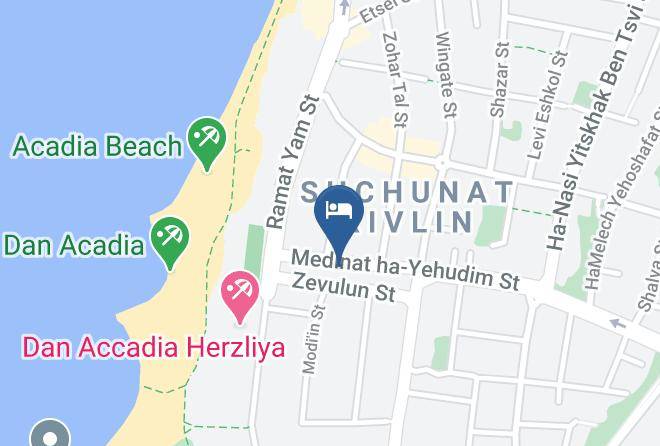 Herzliyya - Sea View Boutique Hotel Maps