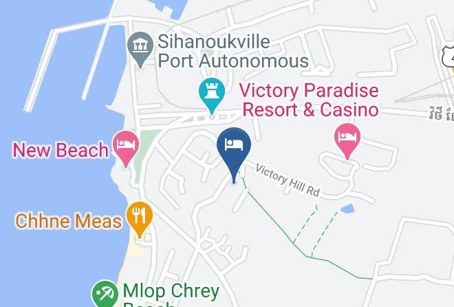 Preah Sihaknuk Town - Sea View Boutique Hotel Maps