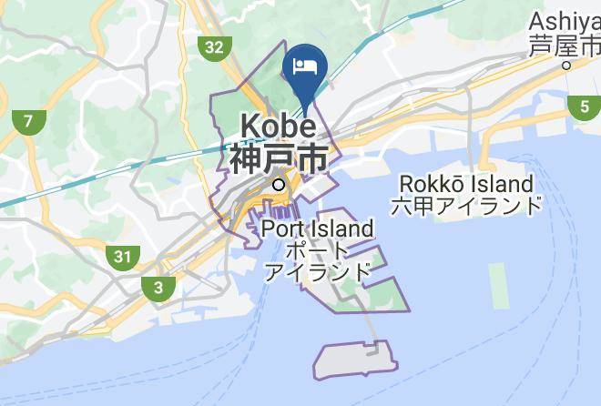Kobe City Chuo Ward - Hotel Seaview Court Kobe Maps