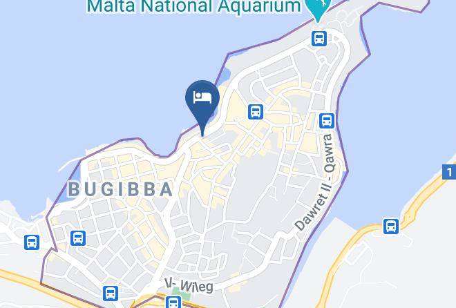 Saint Paul S Bay - Sea View Hotel Qawra Maps