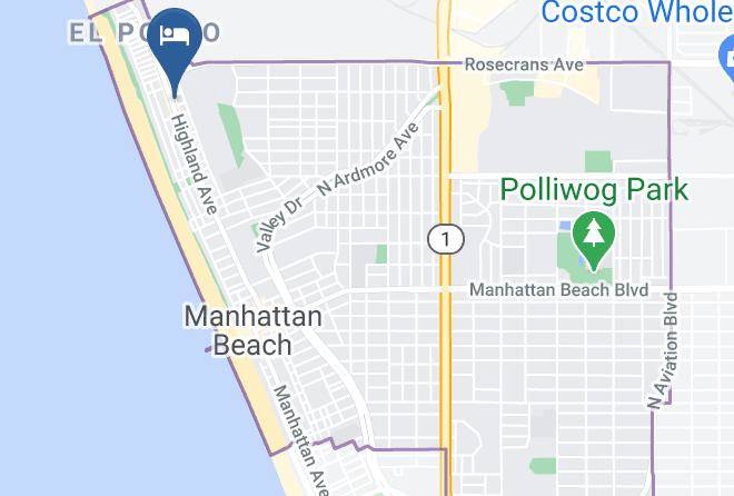 Los Angeles - Sea View Inn At The Beach Maps