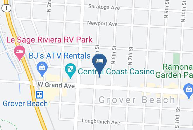 San Luis Obispo - Sea View Inn Grover Beach Maps