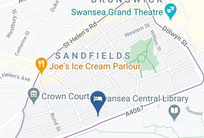 Swansea - Oyster Hotel Maps