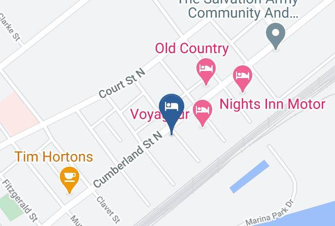 Thunder Bay - Sea Vue Motel Maps
