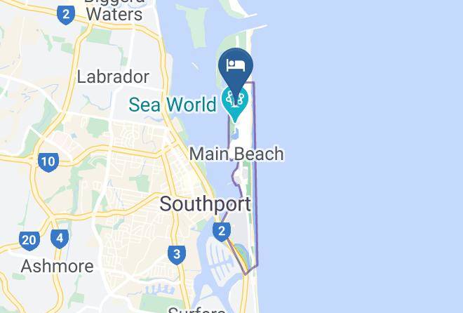Gold Coast - Sea World Resort Maps