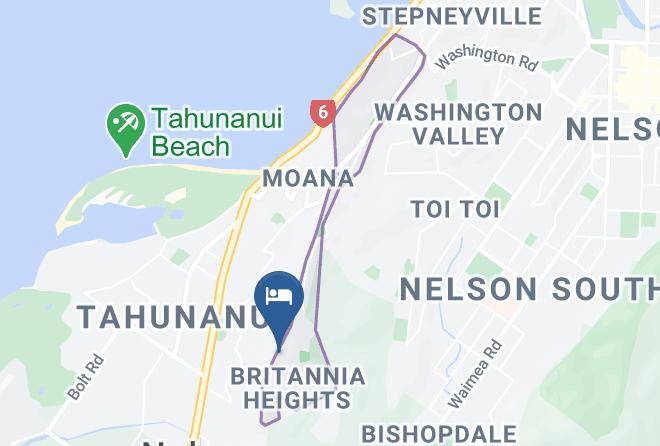 Nelson - Seabreeze Holiday Home Maps