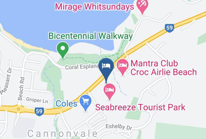 Whitsunday - Seabreeze Tourist Park Maps
