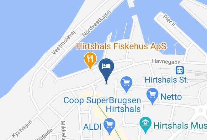 Hirtshals - Seafront Hotel Maps